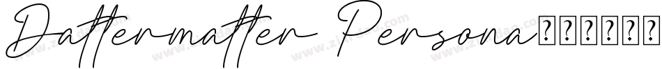 Dattermatter Persona字体转换